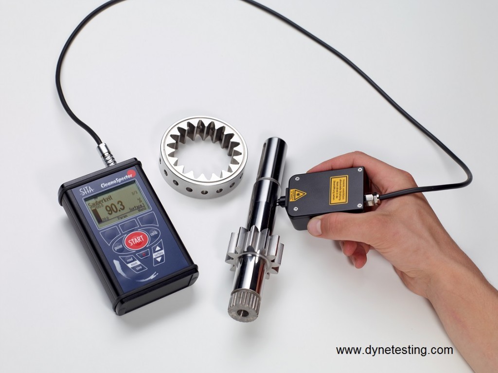 Measure the level of oil and grease contamination on metal parts.