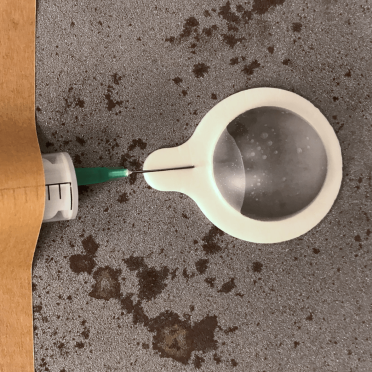 Bresle patch for cleanliness testing