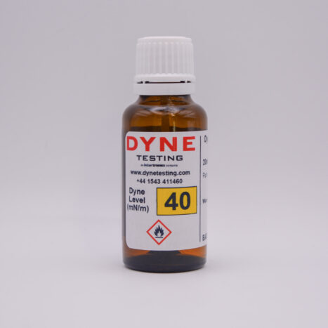 Dyne Testing Fluid/Dyne Testing Inks to ISO 8296 non toxic